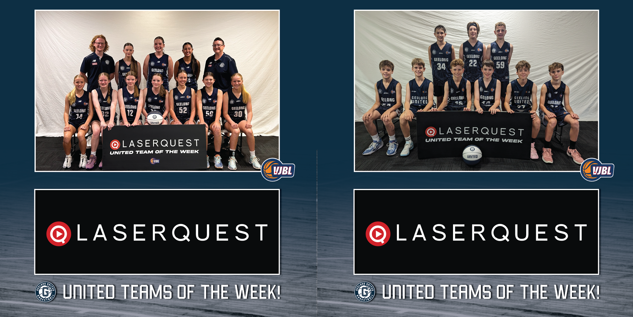 Laserquest teams of the week