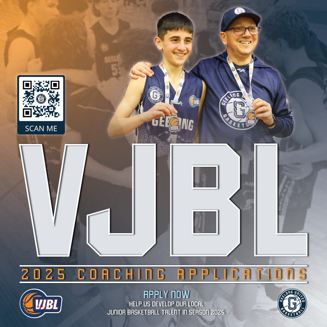 VJBL COACH GEELONG UNITED BASKETBALL