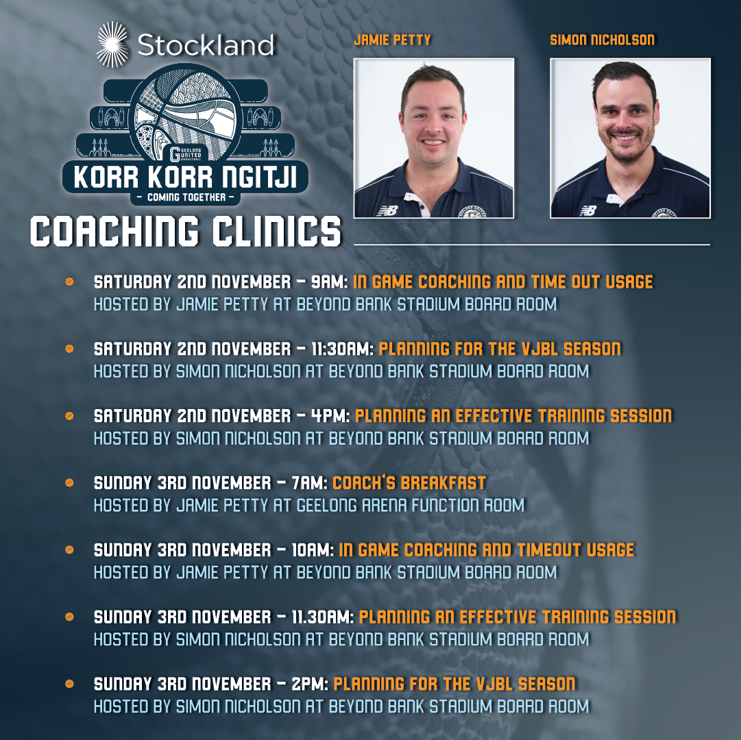 Tournament Coaching Clinics Geelong United Basketball