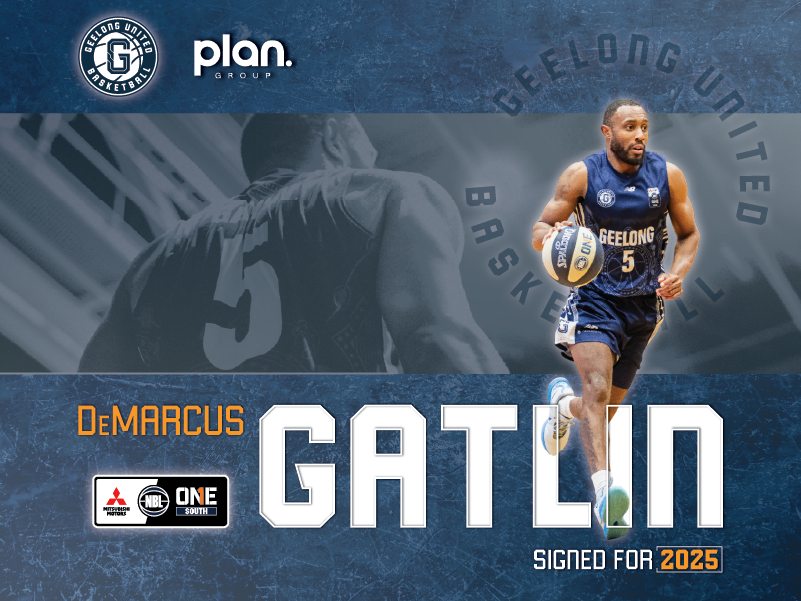 Demarcus Gatlin Geelong United Basketball NBL1 South