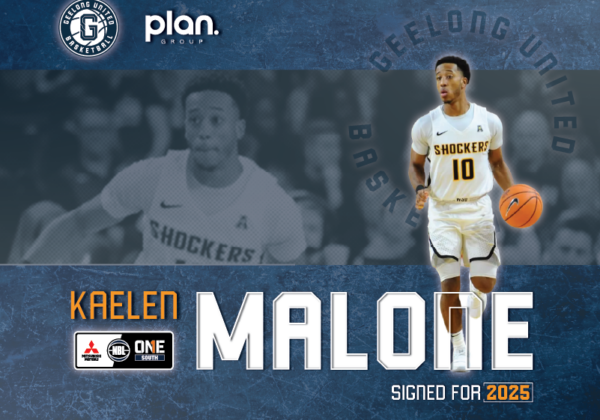 Kaelen Malone Banner Geelong United NBL1 South